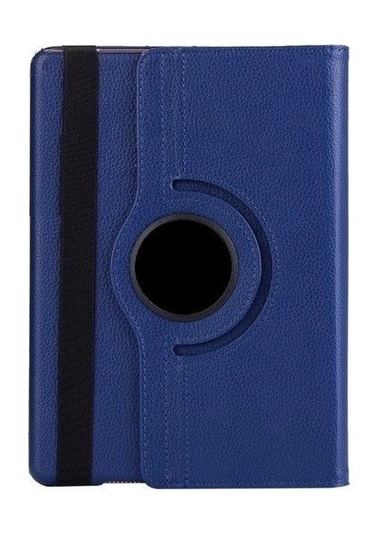 Samsung Tab T280 T285 T287 Kılıf Uyku Modlu 360° Dönerli Standlı 7" Lacivert