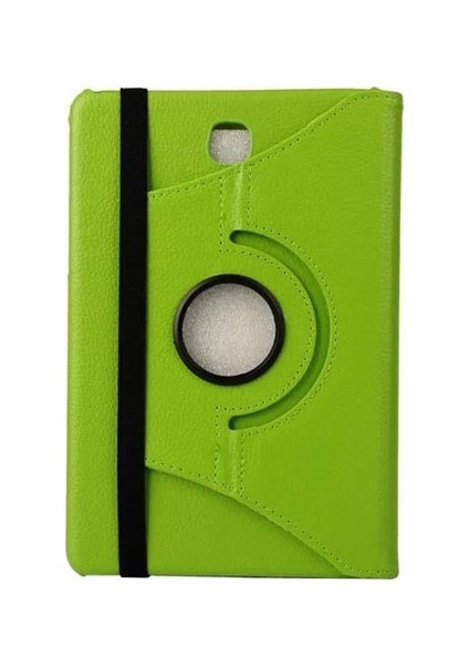 Samsung Tab4 T230 T232 T235 Kılıf Uyku Modlu 360° Dönerli Standlı 7" Yeşil