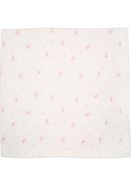 Mollis Muslin Kundak ve Çok Amaçlı Örtü 2'li / Pembe Melek