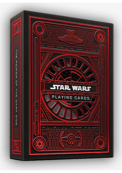 Star Wars Dark Side Kırmızı Oyun Kağıdı İskambil Destesi