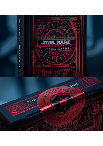 Star Wars Dark Side Kırmızı Oyun Kağıdı İskambil Destesi modelleri