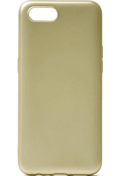 Realme C2 Kılıf Zore Premier Mat Silikon Kapak - Gold