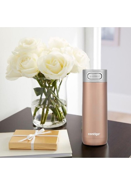 Luxe Autoseal Vakumlu Termos Travel Mug Kahve