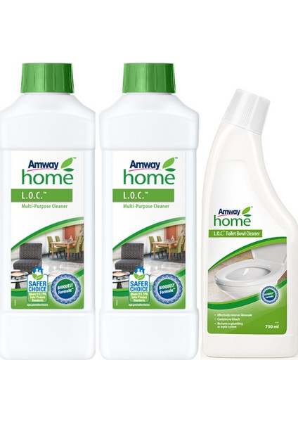 Loc Çok Amaçlı Temizleyici x 2 Adet + Loc Tuvalet Temizleyici