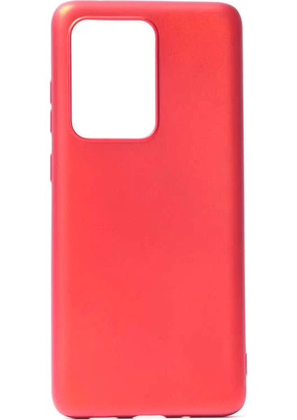 Coverzone Samsung Galaxy S20 Kılıf Premier Silikon Kılıf Kırmızı