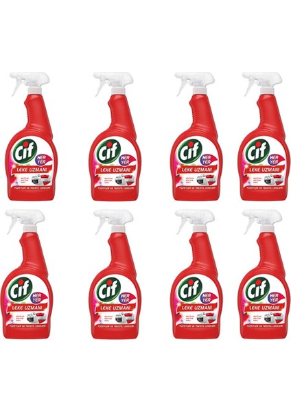 Sprey Kırmızı Heryer 750 ml 8'li