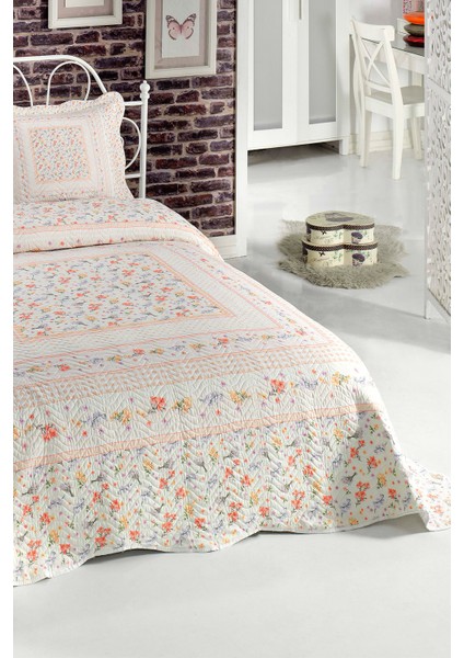 Silvia Çift Kişilik Kapitone Yatak Örtüsü Baskılı Tema Hafif Pamuklu Kumaş fiyatları