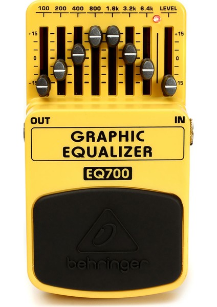 EQ700 Gitar ve Klavye için Grafik Equalizer Pedal -  Sarı