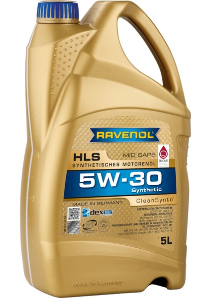 Hls Sae 5W-30 5 Litre Motor Yağı ( Üretim Yılı: 2023 )