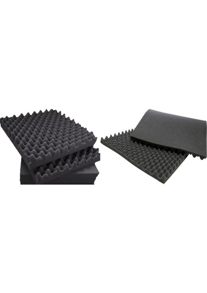 Akustik Yumurta Sünger Yanmaz 50 Dns 40 mm 50 x 50 cm