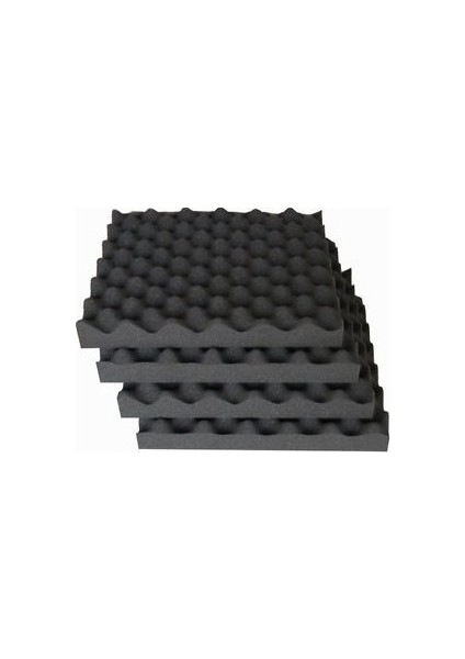 Ses Yalıtımı Akustik Yumurta Sünger Ebat 40 mm 50 x 50 cm