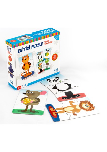 Ca Games 2'li Eğitici Puzzle SetI(5028-5030)