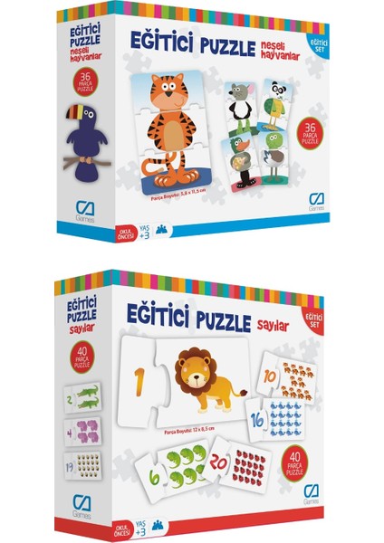 2'li Eğitici Puzzle SetI(5028-5031)