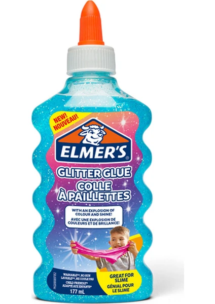 Elmer's Simli Yapıştırıcı 177 ml Mavi