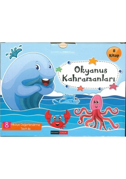 Okyanus Kahramanları Hikaye Seti + Değerlendirme Testi (8 Kitap) - 6 - 9 Yaş