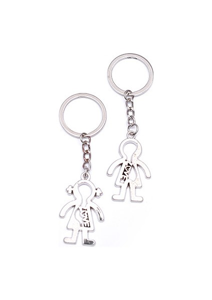 Sevgili Temalı Metal Anahtarlık