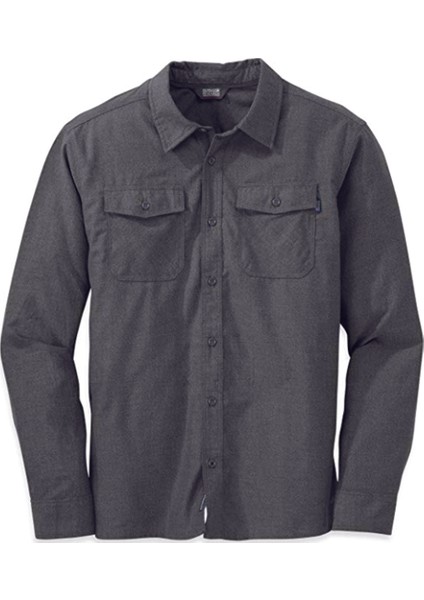 Men's Gastown L/s Shirt Charcoal