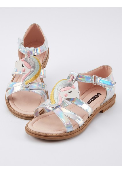 Unicorn Kız Çocuk Sandalet
