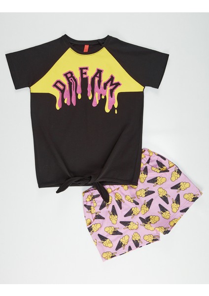 Dream Cream Kız Çocuk T-shirt Şort Takım modelleri