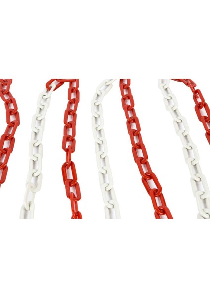 Kırmızı Beyaz Zincir 8 mm