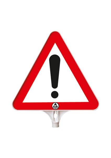 Üçgen Uyari Levhasi Dikkat