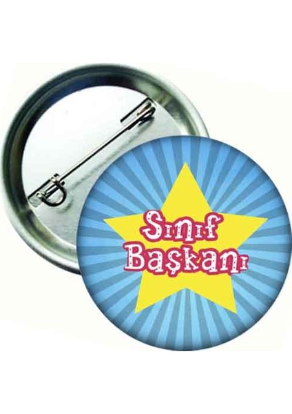Sınıf Başkanı Öğrenci Rozeti - 20 Adet