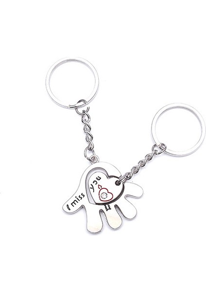 Sevgili Temalı Metal Anahtarlık