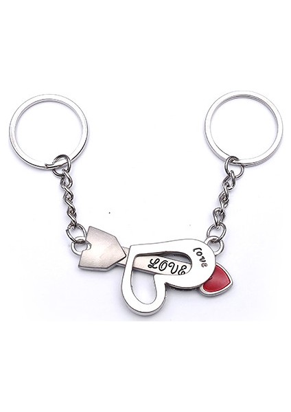 Sevgili Temalı Metal Anahtarlık