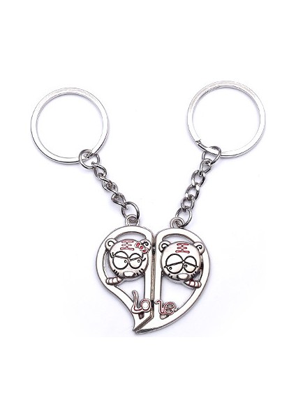Sevgili Temalı Metal Anahtarlık