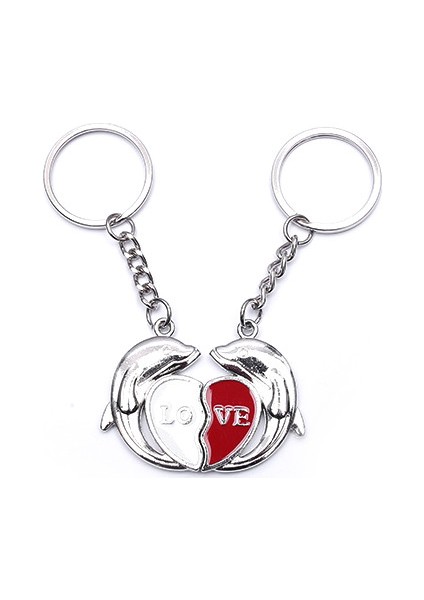 Sevgili Temalı Metal Anahtarlık