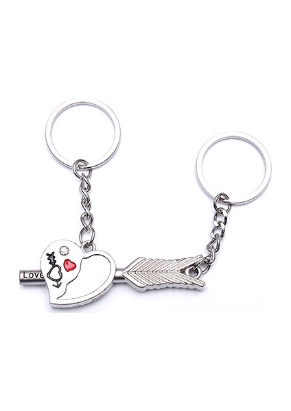 Sevgili Temalı Metal Anahtarlık
