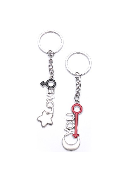 Sevgili Temalı Metal Anahtarlık