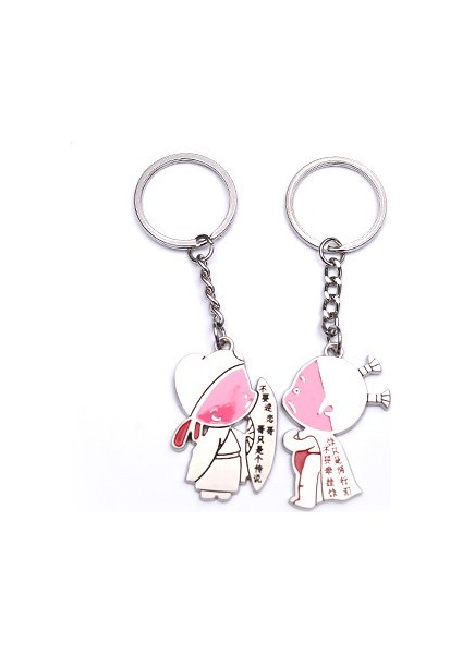 Sevgili Temalı Metal Anahtarlık