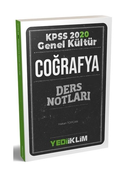 2020 KPSS Genel Kültür Coğrafya Ders Notları