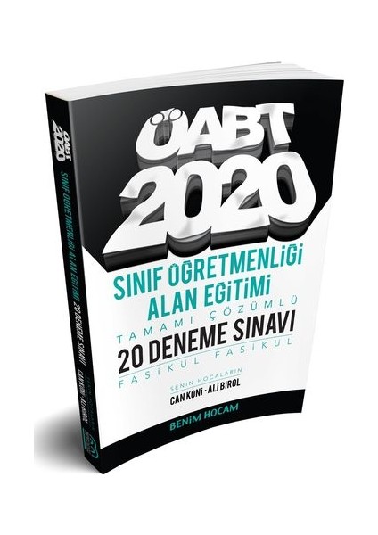 2020 ÖABT Sınıf Öğretmenliği Alan Eğitimi Tamamı Çözümlü 20 Fasikül Deneme