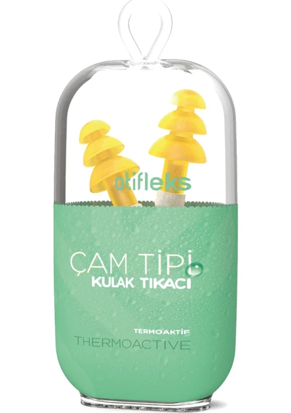 Çam Tipi Kulak Tıkacı 2'li İpli (Small)