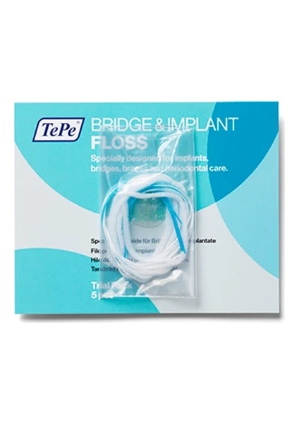 Bridge Implant Floss 5 Li Diş Ipi