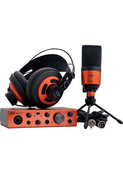 ESI Audio U22 XT cosMik Set Profesyonel Stüdyo Youtuber Kayıt Paketi