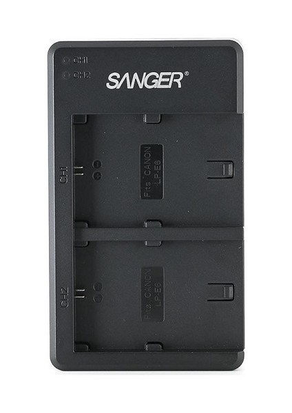 Canon Lp-E6 Batarya Uyumlu 2'li USB Şarj Cihazı modelleri