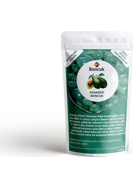 Soyulabilir İnci Boncuk Avokado Ağda 200g