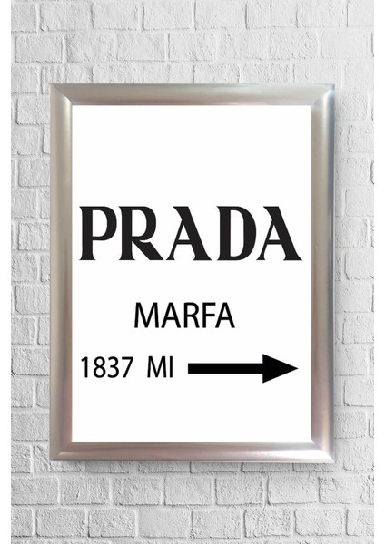 Prada Mafra Çerçeveli Poster Tablo 23,5 x 33,5 cm