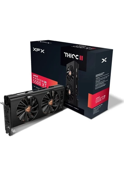 AMD Radeon RX 5500 XT THICC II Pro 8GB GDDR6 128Bit DX12 Gaming Ekran Kartı RX-55XT8DFD6