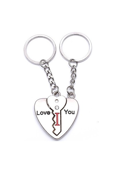 Sevgili Temalı Metal Anahtarlık
