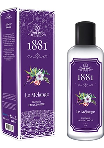 Kolonya Le Melange 80° 250 ml Cam Şişe