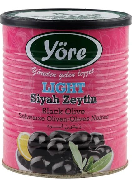 Light Teneke Siyah Zeytin 400 gr