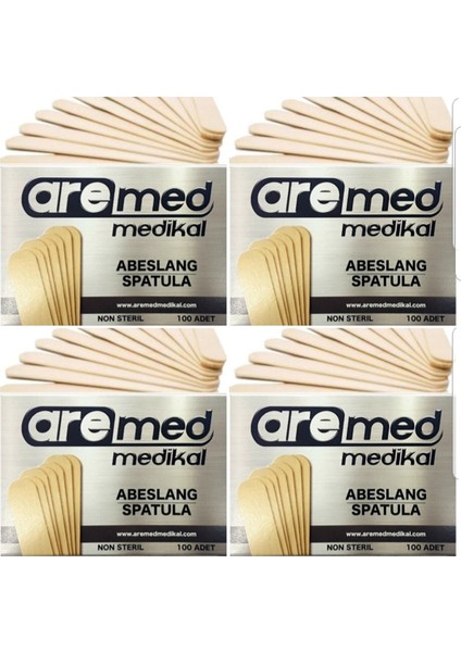 Ağda Spatulası 100'lü x 4 Paket