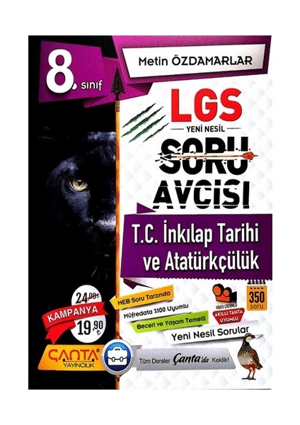 8. Sınıf LGS T.C. İnkılap Tarihi ve Atatürkçülük Soru Avcısı