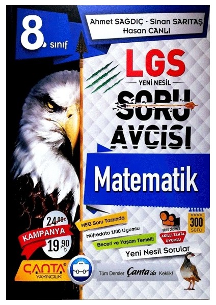 Çanta Yayınları 8. Sınıf LGS Matematik Soru Avcısı