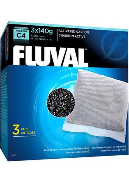 C4 Filtre Karbonu 3 x 140 gr