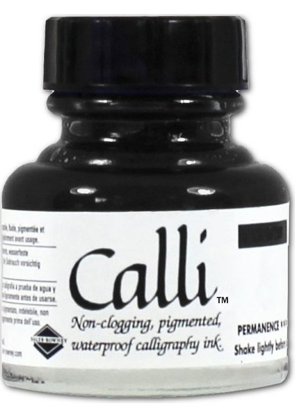 Daler Rowney Calli Kaligrafi Mürekkebi 010 Black India 29.5ml